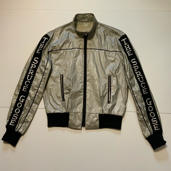 Vintage The Spruce Goose Hughes H-4 Hercules Aviation Aircraft Jacket